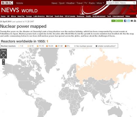 Bbc 原子力発電所の地図 ネタに使える世界のニュース Interesting